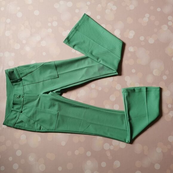 Green Bootcut US 4 pants for tall women - Picture 1 of 9